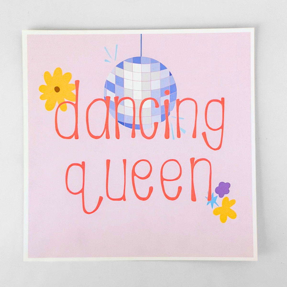 "dancing queen" 8x8 print
